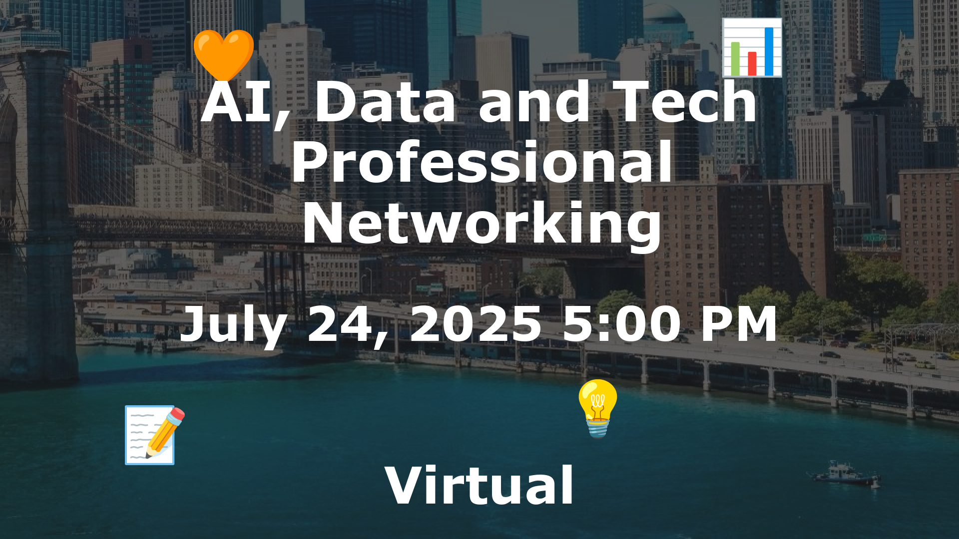 AI, Data and Tech Professional Networking event image